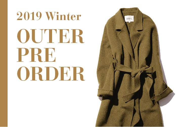 2019Winter OUTER PRE ORDER